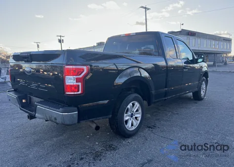 2018 Ford F150 Super Cab из США, поврежденный, VIN 1FTEX1CB0JKF17440